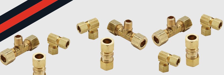 Brass Compression Fittings - GetHydraulics
