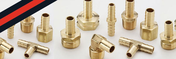 Brass Hose Barb Fittings - GetHydraulics