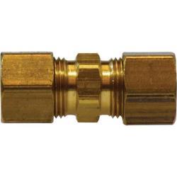 00062 - 07 Union, 7/16 in Compression x 7/16 in Compression, Brass - GetHydraulics