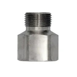 00626 - 0606 Coupling Body, 3/8 - in Compression x 3/8 - in Female NPTF, Brass, Chrome - Plated - GetHydraulics.com