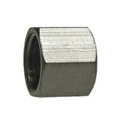 00661 - 06 Compression Nut, 3/8 - in Tube, Brass, Nickel - Plated - GetHydraulics.com