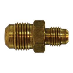04056 - 1008 Reducing Union, 5/8 in SAE 45 deg Flared x 1/2 in SAE 45 deg Flared, Brass - GetHydraulics.com