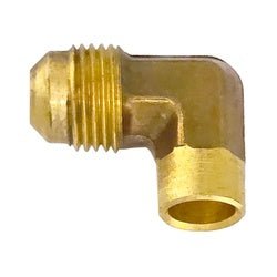 04089 - 0404 Elbow, 1/4 - in Male Flared x 1/4 - in Sweat, Brass - GetHydraulics.com