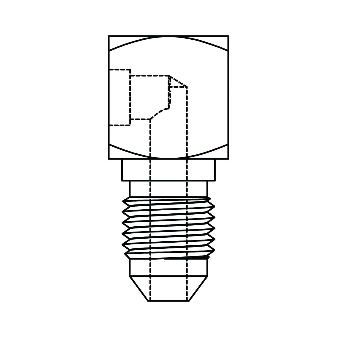 0500 - 08 - 08 Braze Port to JIC Elbow 90 - GetHydraulics.com