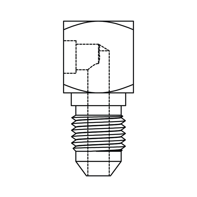 0500 - 12 - 12 Braze Port to JIC Elbow 90 - GetHydraulics.com