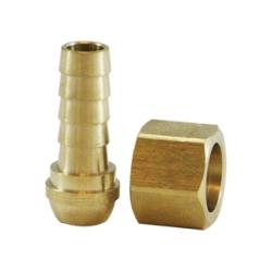 07008 - 0604 Ball End Swivel, 3/8 in Hose x 1/4 inMale BSPT, Brass - GetHydraulics.com