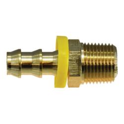 07201 - 1012 Adapter, 5/8 in Hose x 3/4 in Male NPTF, Brass - GetHydraulics.com