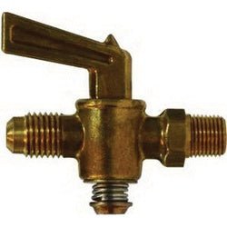 09204 - 0808 Shut - Off Cock, 1/2 x 1/2 in Nominal Pipe, Flared x MIP, Brass Body - GetHydraulics.com