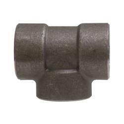 100252 Pipe Tee, 3/8 in FPT x 3/8 in FPT x 3/8 in FPT, Steel, 2000 lb - GetHydraulics.com