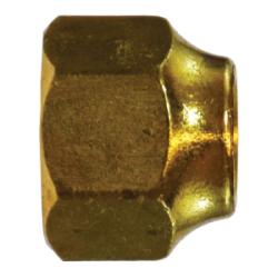10037 SAE 45 - deg Flare Short Nut, 1 - in 45 - deg Flared, Brass - GetHydraulics.com