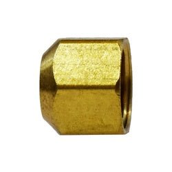 10077 Cap, 3/8 - in 45 - deg Female Flared, Brass - GetHydraulics.com