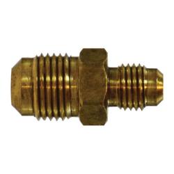 10126 Reducing Union, 3/4 in SAE 45 deg Male Flare x 1/2 in SAE 45 deg Male Flare, Brass - GetHydraulics.com