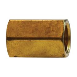 10137 Hex Union, 1/2 - in Female Flared x 1/2 - in Female Flared, Brass - GetHydraulics.com
