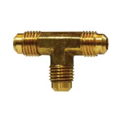 10161 Union Tee, 3/8 - in Male Flare x 3/8 - in Male Flare x 3/8 - in Male Flare, Brass - GetHydraulics.com