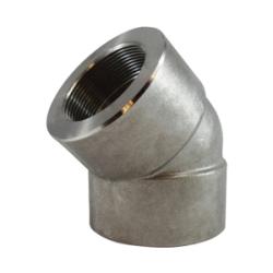 103188 45 deg Elbow, 2 in FPT x 2 in FPT, Stainless Steel, 3000 lb - GetHydraulics.com
