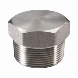 103638 Hex Head Plug, 2 - in Male NPT, Stainless Steel, 3000 lb - GetHydraulics.com