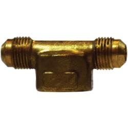 10431 Branch Tee, 3/8 in SAE 45 deg Male Flared x 3/8 in SAE 45 deg Male Flared x 3/8 in FIP, Brass - GetHydraulics.com