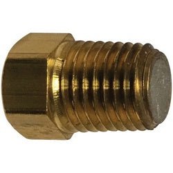 10604 Fusible Pipe Plug, 3/8 in SAE 45 deg Flared, Brass - GetHydraulics.com
