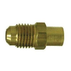 10622 SAE 45 - deg Flared Adapter, 5/8 - in Male Flared x 7/8 - in Sweat, Brass - GetHydraulics.com
