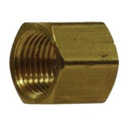 108 - 2 Barstock Cap, 1/8 in FNPTF, 0.47 in, Brass - GetHydraulics.com