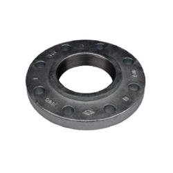 108064 Companion Flange, 1 - 1/2 in Threaded x 1 - 1/2 in Threaded, Iron, Black, 4 - Bolt Hole, 150 lb - GetHydraulics.com