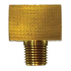 12100 Branch Tee, 3/16 - in Inverted Flared x 3/16 - in Inverted Flared x 1/8 - in MNPTF, Brass - GetHydraulics.com