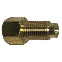 12205 Adapter, 3/16 in Female Inverted Flared x M10 Male Inverted Flared, Brass - GetHydraulics.com