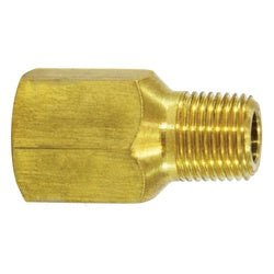 12230 Ford Carburetor to Fuel Line Adapter, 1/4 - in Female Tube x 1/8 - in MNPTF, Brass - GetHydraulics.com