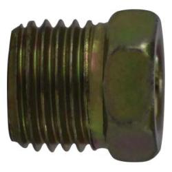 12274 Tube Nut, 5/16 in Inverted Flared, Steel, Zinc - Plated - GetHydraulics.com