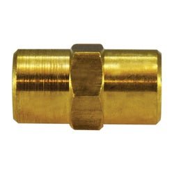 12344 Japanese Brake Line Union, 3/16 in Female Inverted Flared x 3/16 in Female Inverted Flared - GetHydraulics.com