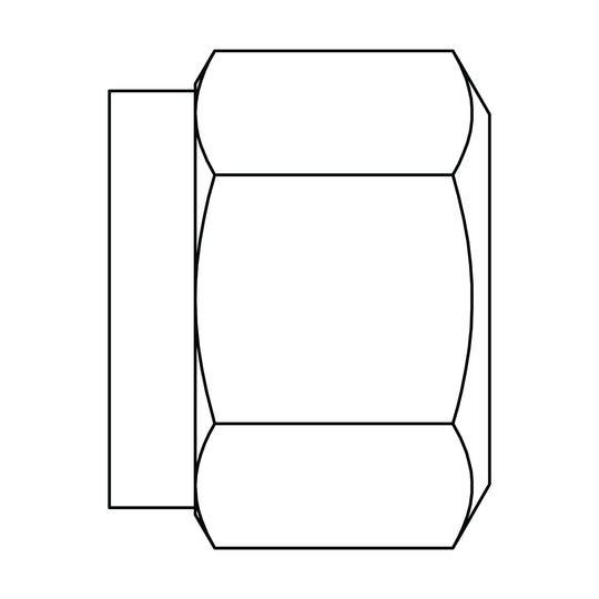1461 - 04 Tube Nut, Brass DOT Air Brake Fitting - GetHydraulics.com