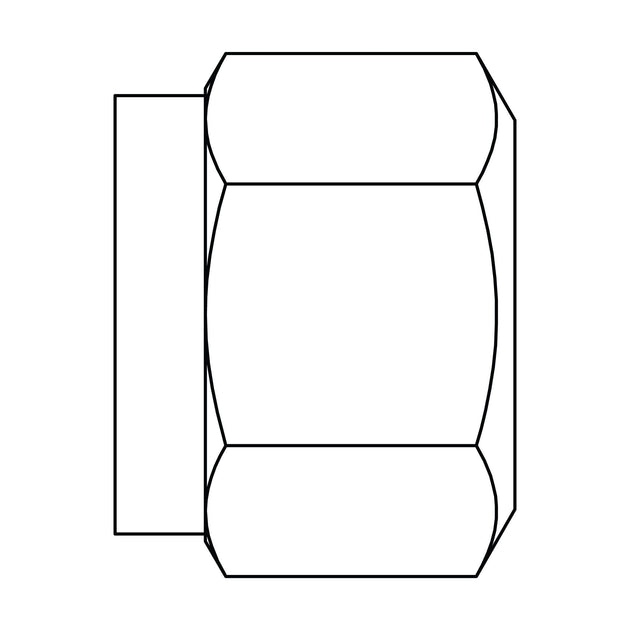 1461 - 04 Tube Nut, Brass DOT Air Brake Fitting - GetHydraulics.com