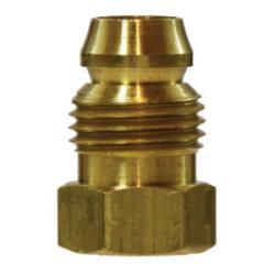 16090 Double Compression Sleeve Break - Away Nut, 3/16 - in Threaded, Brass - GetHydraulics.com