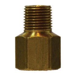 16117 Adapter, 1/8 - in Double Compression Threaded Sleeve x 1/4 - in MIP, Brass - GetHydraulics.com