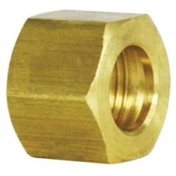 18041 Hex Nut, 3/4 - in Compression, Brass - GetHydraulics.com