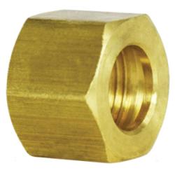 18043 Hex Nut, 1 in Compression, Brass - GetHydraulics.com