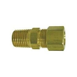 18095 Bulkhead Nut, 3/16 in Compression, Brass - GetHydraulics.com