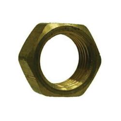 18098 Bulkhead Nut, 5/16 in Compression, Brass - GetHydraulics.com