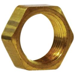 18112 Bulkhead Nut, 5/8 in Compression, Brass - GetHydraulics.com