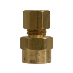 18145L Light Pattern Adapter, 1/4 - in Compression x 1/8 - in FNPTF, Brass - GetHydraulics.com