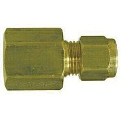 18161 Adapter, 5/8 in Compression x 3/8 in FIP, Brass - GetHydraulics.com
