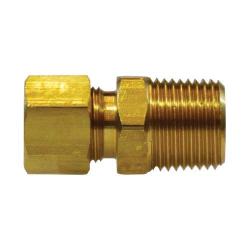 18201H Adapter, 3/4 - in Compression x 3/4 - in Male NPTF, Brass - GetHydraulics.com