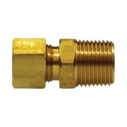 18205 Adapter, 7/8 - in Compression x 1 - in Male NPTF, Brass - GetHydraulics.com