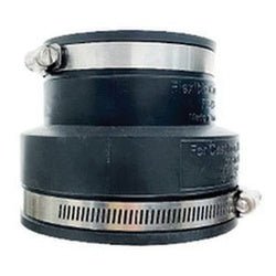 195481 Flexible Reducing Coupling with Stainless Steel Band, 6 in 4 in, Rubber, SCH 40 Schedule - GetHydraulics.com