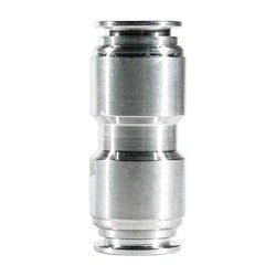 20021SS Straight Union, 1/2 - in Push - to - Connect x 1/2 - in Push - to - Connect, Stainless Steel - GetHydraulics.com