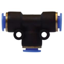 20028C Push - to - Connect Union Tee, 1/4 - in Push - to - Connect x 1/4 - in Push - to - Connect x 1/4 - in Push - to - Connect, Composite - GetHydraulics.com