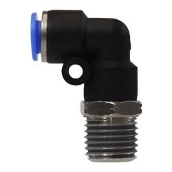 20079C 90 - deg Swivel Male Elbow, 1/8 - in Push - to - Connect x 1/8 - in Male NPT Swivel, Composite - GetHydraulics.com