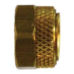 20230 Universal Hex Nut and Sleeve Assembly, 5/16 in Flareless, Brass - GetHydraulics.com
