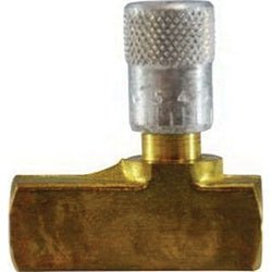 20501 Flow Control Needle Valve, 1/8 in Nominal, FPT, Brass Body - GetHydraulics.com