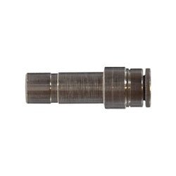 20512 Reducer, 1/4 - in Push - In Tube x 3/8 - in Push - In Tube, Brass, Nickel - Plated - GetHydraulics.com
